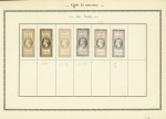 EFFETS DE COMMERCE Série complète n°26 à 50 1er type,