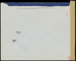 LVF n°10 OBL CAD "Feldpost" (6.11.42) sur lettre avec cachet rouge avec aigle "Dienststelle FP NR 03865A" et censure de l'OKW. TB
