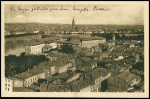 Carte postale en franchise de Toulouse (8.11.44) avec cachet violet à croix de Lorraine "Forces françaises de l'intérieur OJC - Toulouse - le vaguemestre"