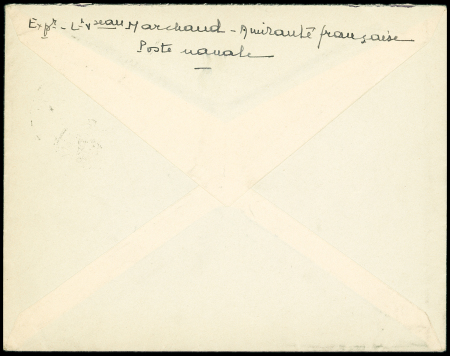 Lettre en franchise avec CAD "Bureau central naval amirauté" (2.2.1940 - Maintenon Eure et Loir). TB
