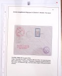 Ensemble de 69 premiers vols et lettres par avion sur les liaisons postales aériennes de Madagascar (1935 - 1947) avec les vols intérieurs