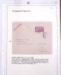 Ensemble de 69 premiers vols et lettres par avion sur les liaisons postales aériennes de Madagascar (1935 - 1947) avec les vols intérieurs