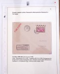 Ensemble de 69 premiers vols et lettres par avion sur les liaisons postales aériennes de Madagascar (1935 - 1947) avec les vols intérieurs