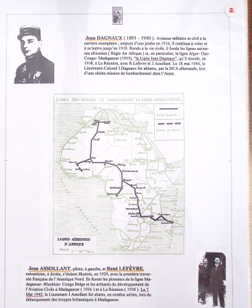 Ensemble de 69 premiers vols et lettres par avion sur les liaisons postales aériennes de Madagascar (1935 - 1947) avec les vols intérieurs
