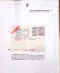 Ensemble de 69 premiers vols et lettres par avion sur les liaisons postales aériennes de Madagascar (1935 - 1947) avec les vols intérieurs