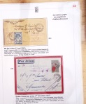 Ensemble de 69 premiers vols et lettres par avion sur les liaisons postales aériennes de Madagascar (1935 - 1947) avec les vols intérieurs