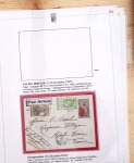 Ensemble de 69 premiers vols et lettres par avion sur les liaisons postales aériennes de Madagascar (1935 - 1947) avec les vols intérieurs