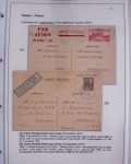 48 plis dans un classeur de bureau blanc : L'aviation en Tunisie (1916 - 1946) dont accident de Burello à Marignane (9.2.38) et une lettre par avion AFF n°269