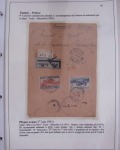 48 plis dans un classeur de bureau blanc : L'aviation en Tunisie (1916 - 1946) dont accident de Burello à Marignane (9.2.38) et une lettre par avion AFF n°269