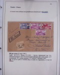48 plis dans un classeur de bureau blanc : L'aviation en Tunisie (1916 - 1946) dont accident de Burello à Marignane (9.2.38) et une lettre par avion AFF n°269