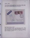 48 plis dans un classeur de bureau blanc : L'aviation en Tunisie (1916 - 1946) dont accident de Burello à Marignane (9.2.38) et une lettre par avion AFF n°269