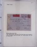 48 plis dans un classeur de bureau blanc : L'aviation en Tunisie (1916 - 1946) dont accident de Burello à Marignane (9.2.38) et une lettre par avion AFF n°269