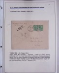 48 plis dans un classeur de bureau blanc : L'aviation en Tunisie (1916 - 1946) dont accident de Burello à Marignane (9.2.38) et une lettre par avion AFF n°269
