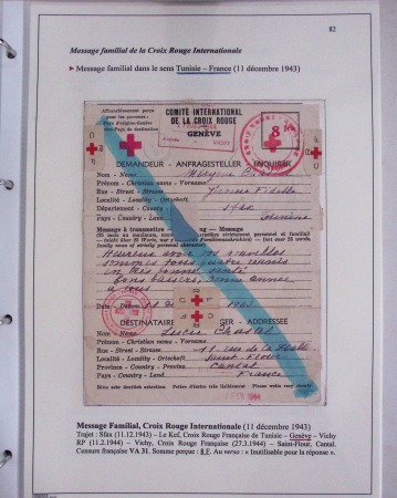 48 plis dans un classeur de bureau blanc : L'aviation en Tunisie (1916 - 1946) dont accident de Burello à Marignane (9.2.38) et une lettre par avion AFF n°269