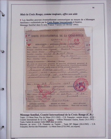 48 plis dans un classeur de bureau blanc : L'aviation en Tunisie (1916 - 1946) dont accident de Burello à Marignane (9.2.38) et une lettre par avion AFF n°269