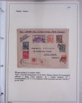 48 plis dans un classeur de bureau blanc : L'aviation en Tunisie (1916 - 1946) dont accident de Burello à Marignane (9.2.38) et une lettre par avion AFF n°269