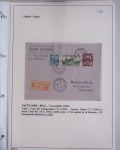 48 plis dans un classeur de bureau blanc : L'aviation en Tunisie (1916 - 1946) dont accident de Burello à Marignane (9.2.38) et une lettre par avion AFF n°269
