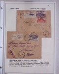 48 plis dans un classeur de bureau blanc : L'aviation en Tunisie (1916 - 1946) dont accident de Burello à Marignane (9.2.38) et une lettre par avion AFF n°269