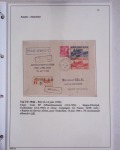 48 plis dans un classeur de bureau blanc : L'aviation en Tunisie (1916 - 1946) dont accident de Burello à Marignane (9.2.38) et une lettre par avion AFF n°269