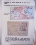 Collection de 126 plis : "Courriers aéropostaux vers et à partir de la Tunisie (1916 - 1943) dans un classeur de bureau blanc dont 4 plis Service postal aviation militaire sud tunisien
