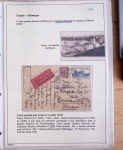 Collection de 126 plis : "Courriers aéropostaux vers et à partir de la Tunisie (1916 - 1943) dans un classeur de bureau blanc dont 4 plis Service postal aviation militaire sud tunisien