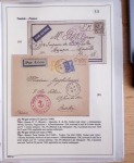 Collection de 126 plis : "Courriers aéropostaux vers et à partir de la Tunisie (1916 - 1943) dans un classeur de bureau blanc dont 4 plis Service postal aviation militaire sud tunisien