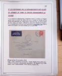 Collection de 126 plis : "Courriers aéropostaux vers et à partir de la Tunisie (1916 - 1943) dans un classeur de bureau blanc dont 4 plis Service postal aviation militaire sud tunisien
