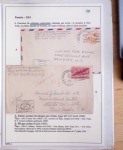 Collection de 126 plis : "Courriers aéropostaux vers et à partir de la Tunisie (1916 - 1943) dans un classeur de bureau blanc dont 4 plis Service postal aviation militaire sud tunisien