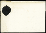 Lettre avec MP "S. Malo" (1767 - L n°9 - ind 11) et au verso marque manuscrite "DEBce de Ploermel" (L6 - ind 20). TB