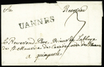MP "Uannes" (1758 - 34x5mm - L n°5), ind 17. Jolie pièce