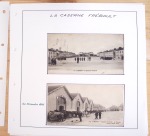 Classeur de bureau orange contenant 193 lettres et cartes postales avec oblitérations militaires 1914 - 1918 du Morbihan (Lorient, Etel, Guer, Vannes, Belle Ile, etc)