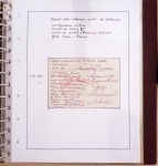 Album Safe brun contenant 50 plis et documents 14 - 18 et 39 - 45 du Morbihan dont prisonniers allemands de la première guerre mondiale