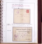 Album Safe brun contenant 50 plis et documents 14 - 18 et 39 - 45 du Morbihan dont prisonniers allemands de la première guerre mondiale