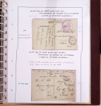 Album Safe brun contenant 50 plis et documents 14 - 18 et 39 - 45 du Morbihan dont prisonniers allemands de la première guerre mondiale