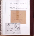 Album Safe brun contenant 50 plis et documents 14 - 18 et 39 - 45 du Morbihan dont prisonniers allemands de la première guerre mondiale