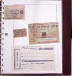 Album Safe brun contenant 50 plis et documents 14 - 18 et 39 - 45 du Morbihan dont prisonniers allemands de la première guerre mondiale
