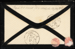 France N°60 25c. bleu obl. càd T18 MONACO PRINCIPAUTE 11/6/1876 s. Env., arr. PARIS 13/6, TB