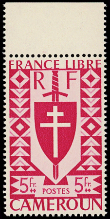 N°260a 5f carmin, ERREUR de couleur, neuf **, TB