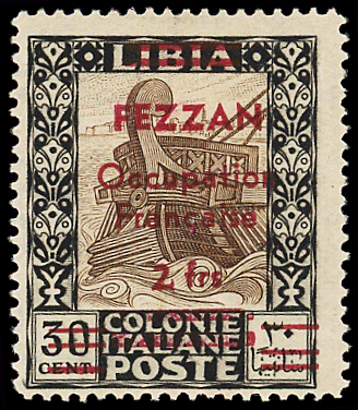 N°4 2f sur 30c noir et brun, neuf *, TB