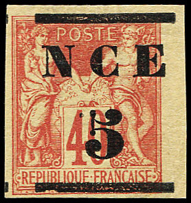N°2 5 sur 40c rouge-orange, bdf, nsg, TB