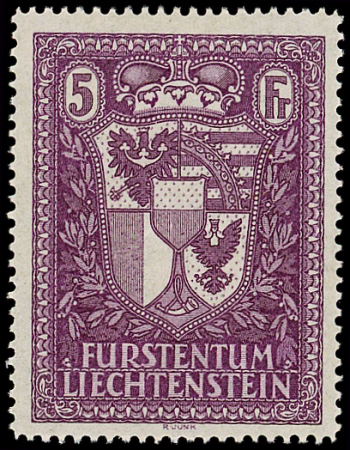 N°128 5f. lilas, neuf *, TB