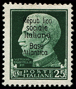 N°10 25c vert, Republica avec un seul b, neuf **, TB,