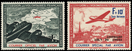 N°4e/5e : surcharge RENVERSEE, neuf **, TB, cote Maury