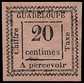 N°9a 20c rose, variété 2 penché, neuf *, TB