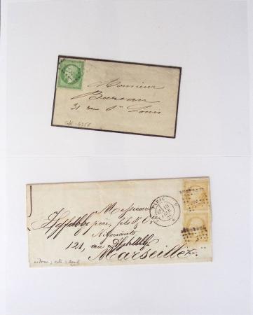 1849-1900, Collection de 61 lettres classiques et Sage,
