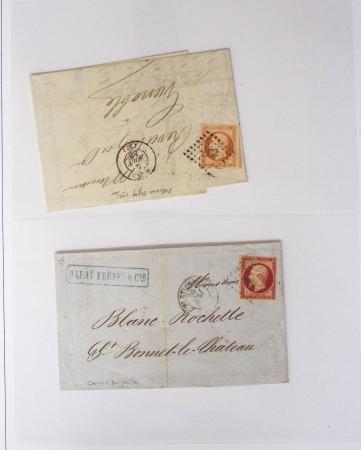 1849-1900, Collection de 61 lettres classiques et Sage,