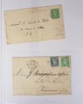 1849-1900, Collection de 61 lettres classiques et Sage,