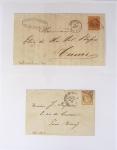 1849-1900, Collection de 61 lettres classiques et Sage,