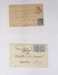 1849-1900, Collection de 61 lettres classiques et Sage,