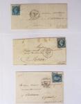 1849-1900, Collection de 61 lettres classiques et Sage,
